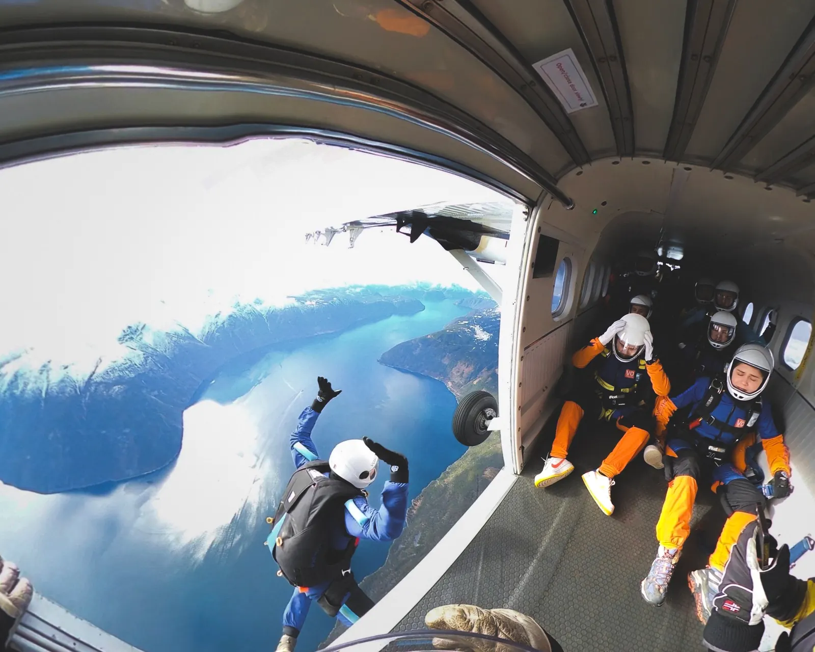 Paragliding over Voss